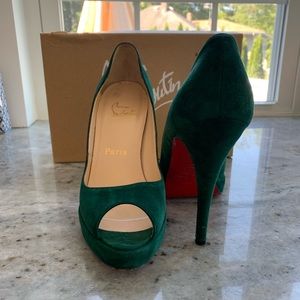 USED Christian Louboutin Yoyo Zeppa Pumps